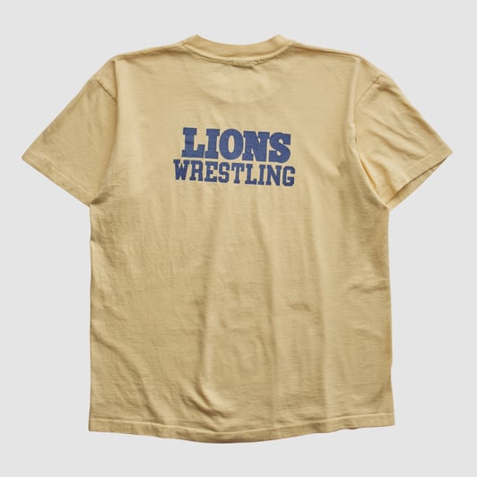 The College of New Jersey Lions Anvil 90s T-shirt - Yellow - S by Fanatics Real Vintage