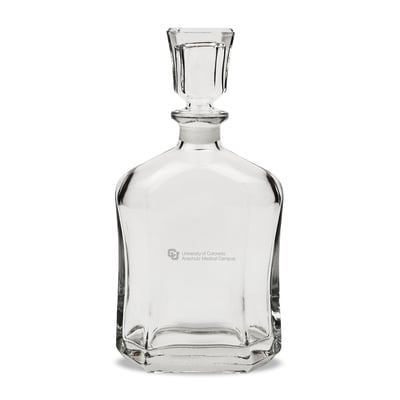 Colorado Anschutz Medical Campus 23.75oz. Crystal Whisky Decanter