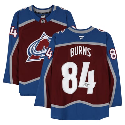 Brent Burns Colorado Avalanche Autographed Fanatics Authentic Burgundy Fanatics Premium Jersey