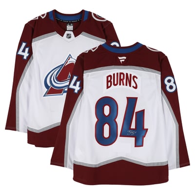 Brent Burns Colorado Avalanche Autographed Fanatics Authentic White Fanatics Premium Jersey