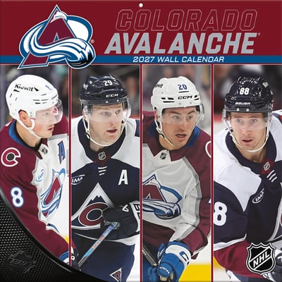 Colorado Avalanche 2027 12” x 12” Team Wall Calendar