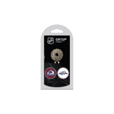 Colorado Avalanche Cap Clip with 2 Magnetic Markers Set