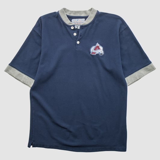 Colorado Avalanche Genuine Merchandise 90s T-shirt - Navy - L by Fanatics Real Vintage