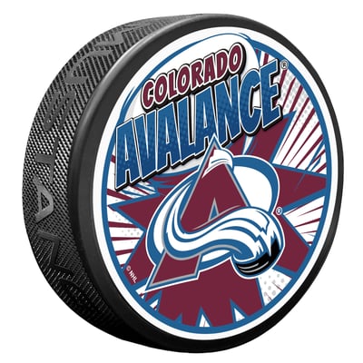 Colorado Avalanche Kaboom Hockey Puck