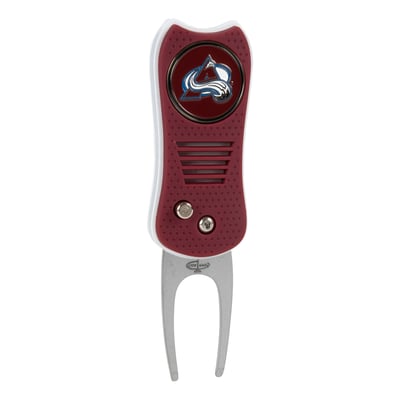 Colorado Avalanche Switchblade Divot Tool With Magnetic Ball Marker