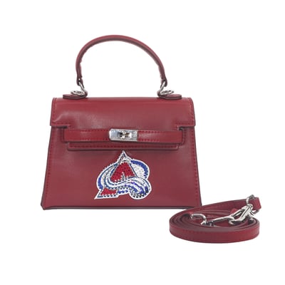 Colorado Avalanche FABGATING by Cuce Team Color Vegan Leather Mini Purse