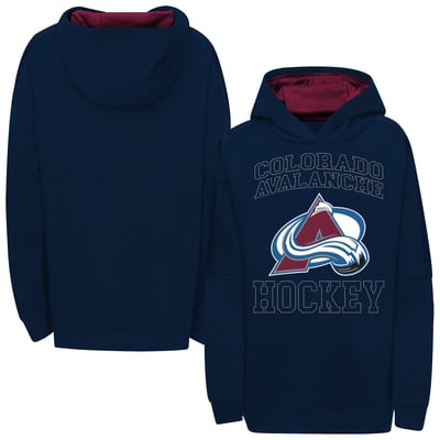 Colorado Avalanche Outerstuff Girls Youth Rink Sparkle Hoodie - Navy
