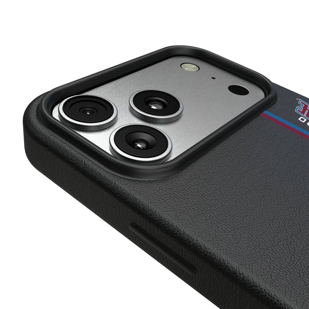 Colorado Avalanche Keyscaper Sidebar Magnetic iPhone Case - Black