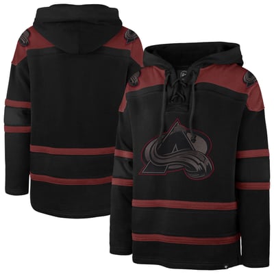 Colorado Avalanche '47 Fall Color Pop Lacer Hoodie - Black
