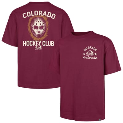  Colorado Avalanche '47 HPD Mask Foundation T-Shirt - Burgundy