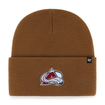 Colorado Avalanche Carhartt x '47 Cuffed Knit Hat - Brown