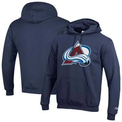 Colorado Avalanche Champion Primary Logo Pullover Hoodie - Navy