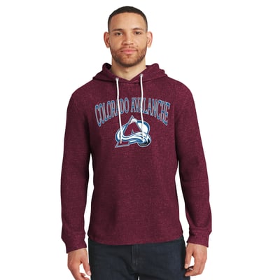  Colorado Avalanche Darius Rucker Collection by Fanatics Waffle-Knit Hooded Long Sleeve T-Shirt - Burgundy