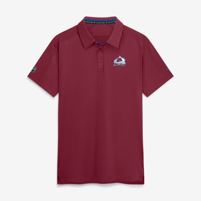 Colorado Avalanche Fanatics Authentic Pro Rink Polo - Burgundy