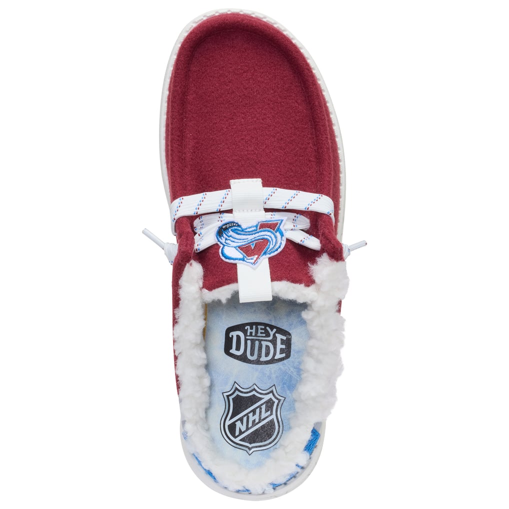 Hey Dude Wally Slip NHL Colorado Avalanche Men’s Casual Slip On Shoes - Size 15 Men main image 2