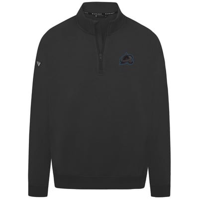 Colorado Avalanche Levelwear Night Burst Murray Quarter-Zip Pullover - Black