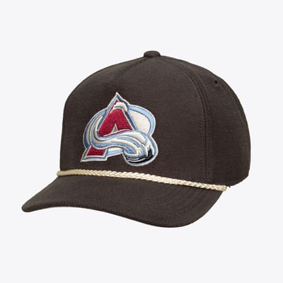  Colorado Avalanche Mitchell & Ness Heritage Hues Pro Crown Snapback Hat - Charcoal