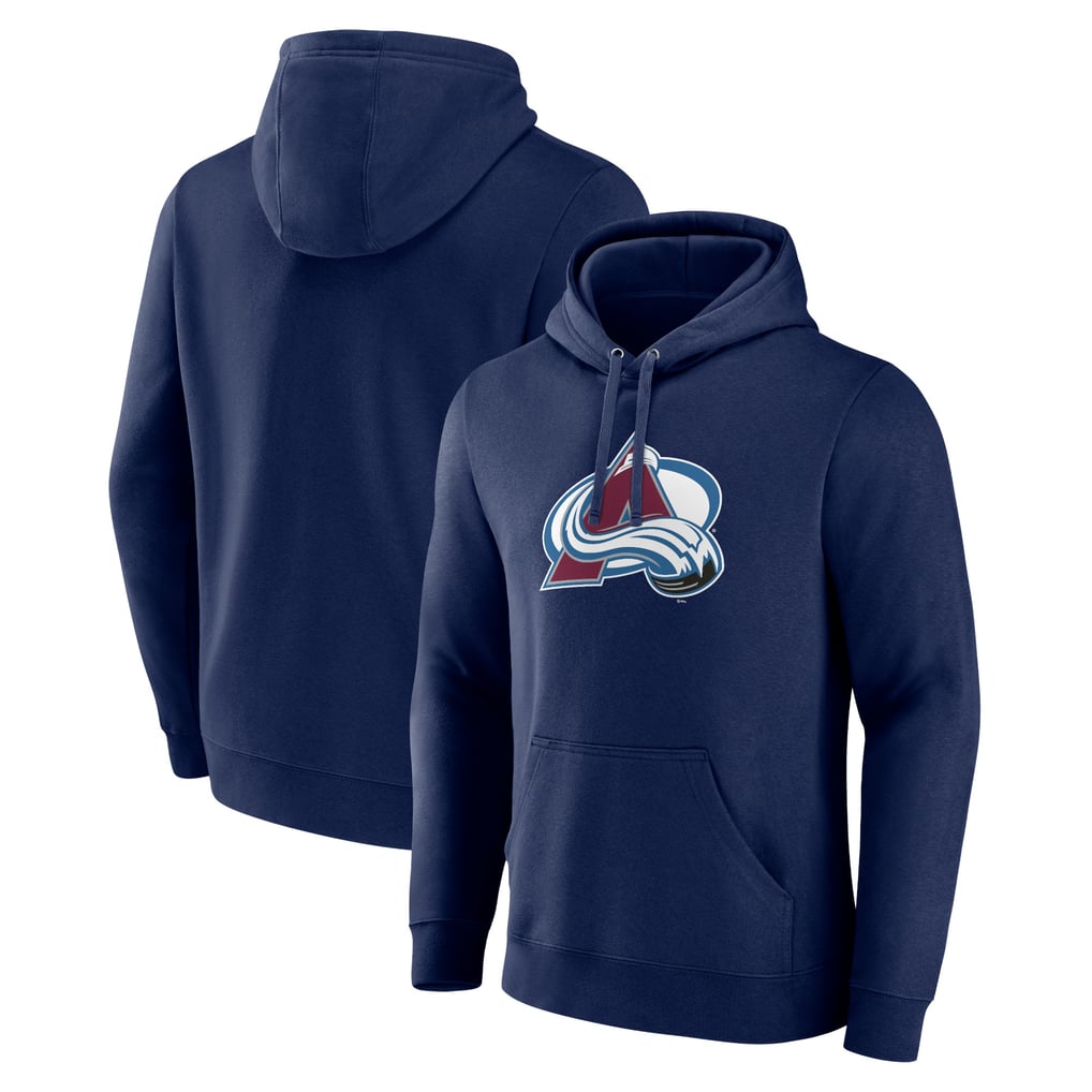Colorado Avalanche Primary Team Logo Pullover Hoodie - Navy