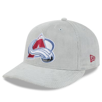 Colorado Avalanche New Era Corduroy 59FIFTY Fitted Hat - Gray