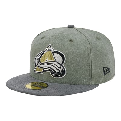 Colorado Avalanche New Era Roll Call 59FIFTY Fitted Hat - Olive/Black