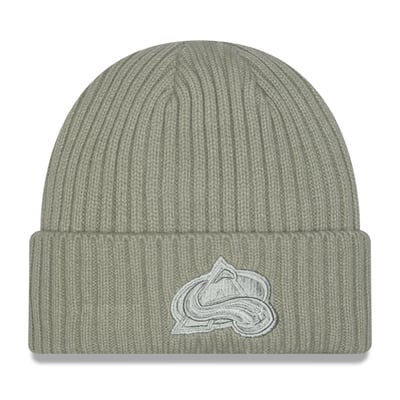 Colorado Avalanche New Era Color Pack Cuffed Knit Hat - Sage Green