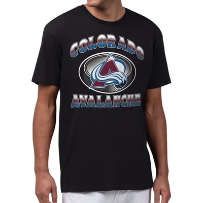  Colorado Avalanche Starter Face Off T-Shirt - Black