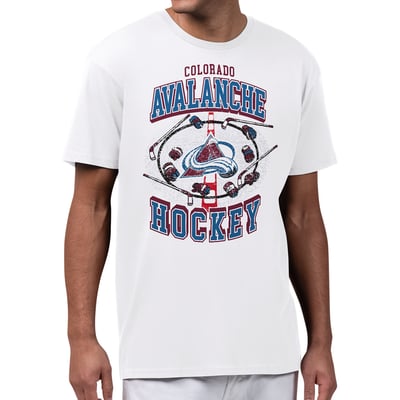 Colorado Avalanche Starter Tilly T-Shirt - White
