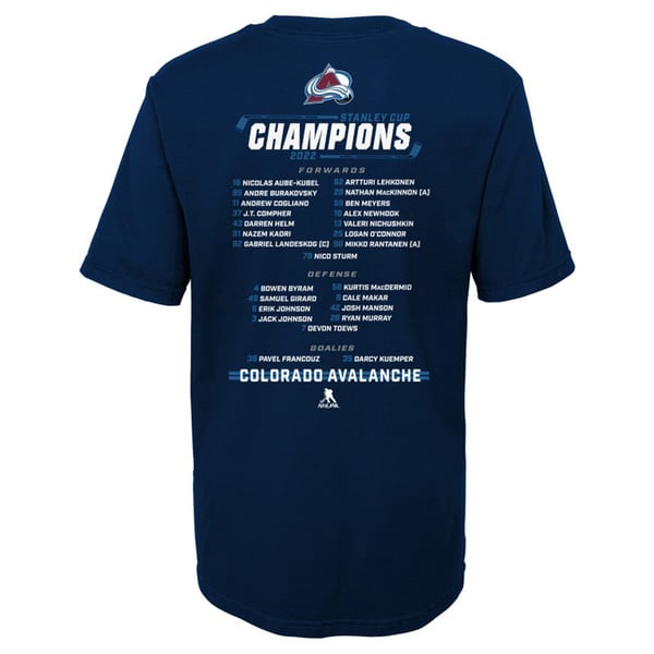 Preschool Colorado Avalanche Fanatics Navy 2022 Stanley Cup 