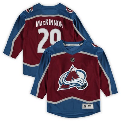 Nathan MacKinnon Colorado Avalanche Preschool Home Replica Player Jersey - Burgundy