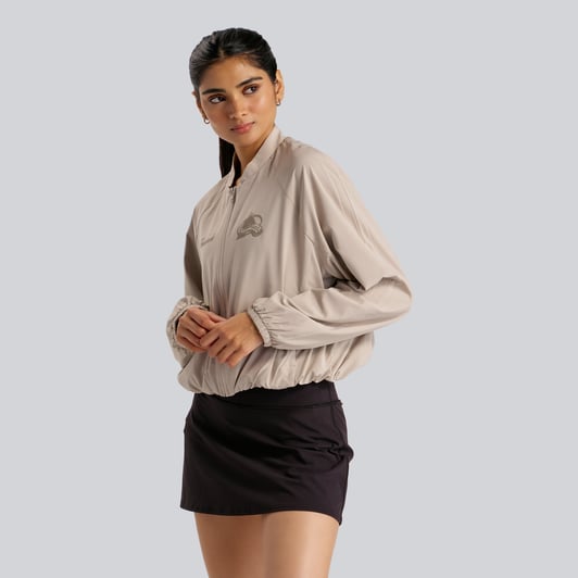 Colorado Avalanche lululemon Women's Breezily Bomber Jacket - Downtown Tan