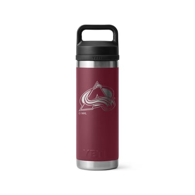  Colorado Avalanche YETI 18oz. Rambler Chug Water Bottle