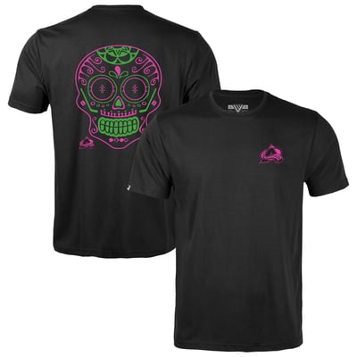 Colorado Avalanche Levelwear Youth Sugar Skull Little Richmond T-Shirt - Black
