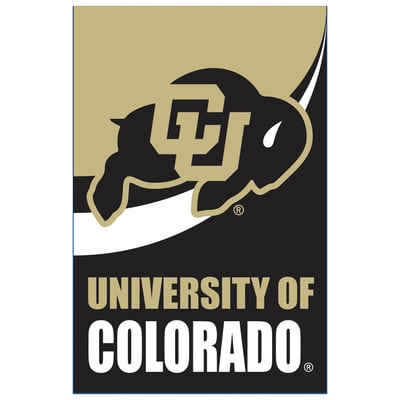  Colorado Buffaloes 12.5" x 28" Color Wave Double-Sided Burlap Garden Flag
