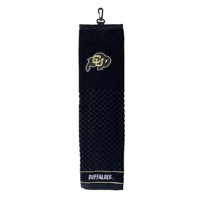 Colorado Buffaloes 16" X 22" Tri-Fold Embroidered Scrubber Golf Towel