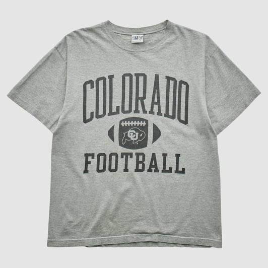 Colorado Buffaloes Gear For Sports 2000s T-shirt - Heather Gray - M by Fanatics Real Vintage