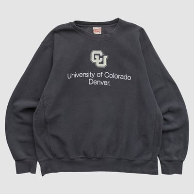 Colorado Buffaloes MV Sport 2000s Pullover Sweatshirt - Black - L by Fanatics Real Vintage