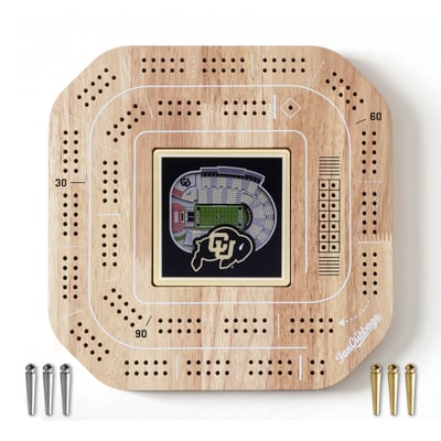 Colorado Buffaloes StadiumView Cribbage Game