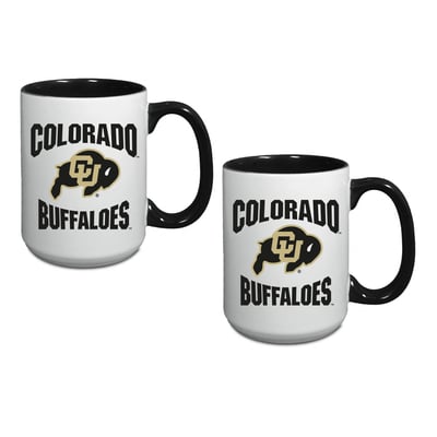 Colorado Buffaloes Two-Piece 15oz. Combo Mug Set