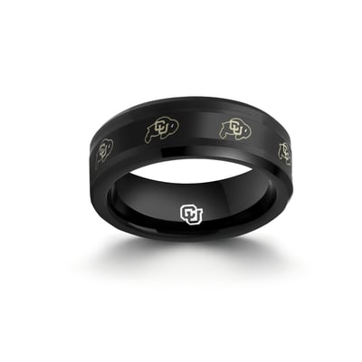 Colorado Buffaloes FanDrip Tungsten Ring