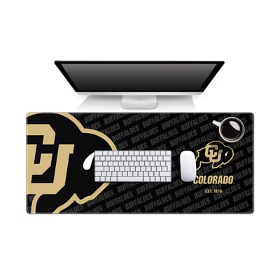 Colorado Buffaloes Fanpoint 15.7" x 35.4" Logo Series Desk Pad
