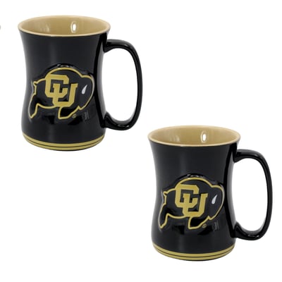  Colorado Buffaloes Indigo Falls Two-Piece 16oz. Core Barista Mug Set