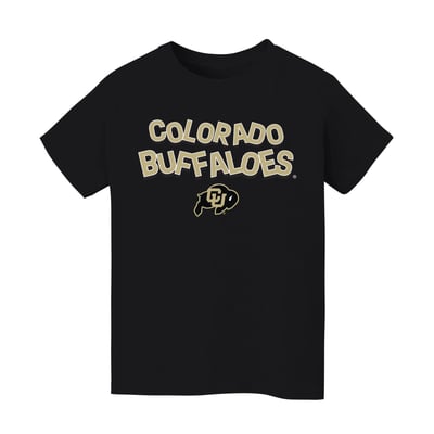Colorado Buffaloes Vive La Fete Infant Mascot & Name T-Shirt - Black