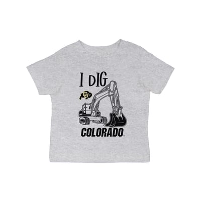 Colorado Buffaloes Vive La Fete Infant Excavator T-Shirt - Gray