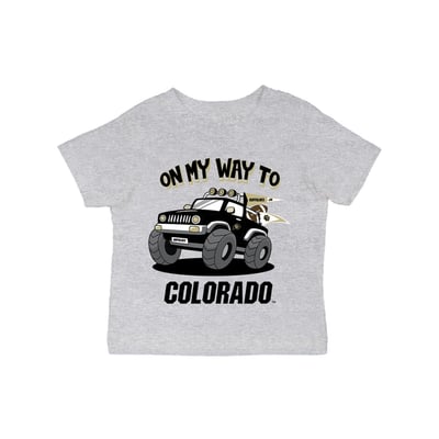 Colorado Buffaloes Vive La Fete Infant On My Way T-Shirt - Gray