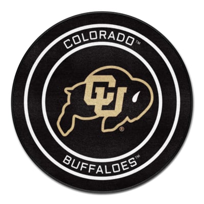 Colorado Buffaloes Logo Brands 27" Diameter Puck Mat
