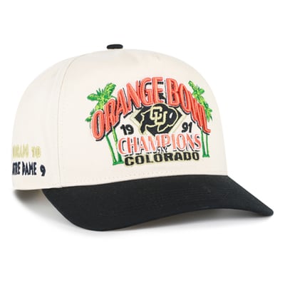  Colorado Buffaloes '47 Orange Bowl Champions Scored Hitch Adjustable Hat - Natural