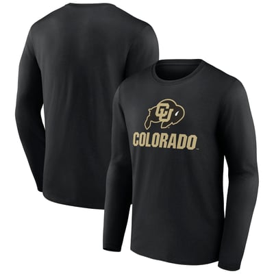 Colorado Buffaloes Lockup Team Long Sleeve T-Shirt - Black