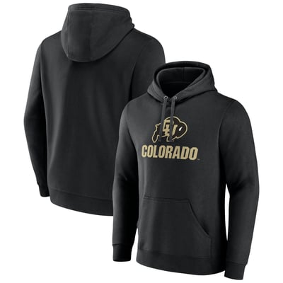 Colorado Buffaloes Lockup Team Pullover Hoodie - Black