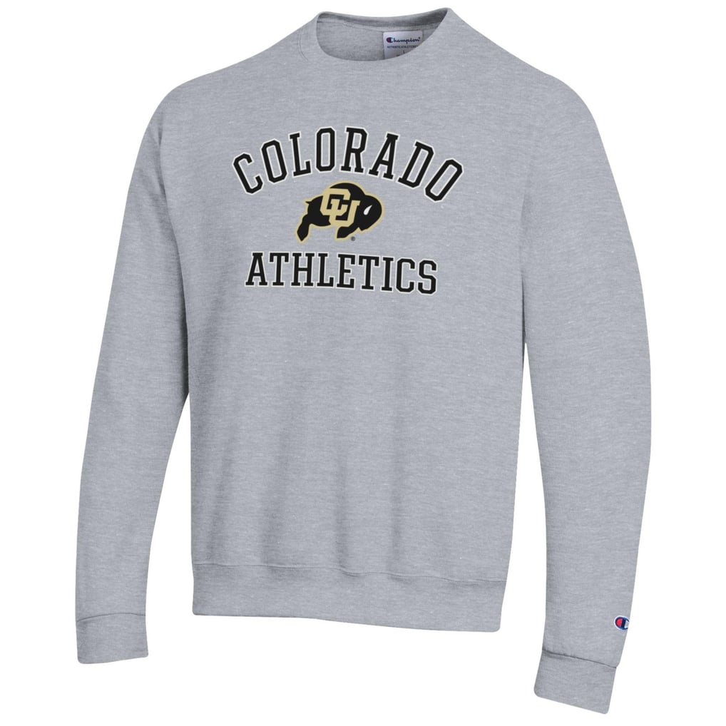  Colorado Buffaloes Champion Athletics Logo Pullover Sweatshirt - Gray