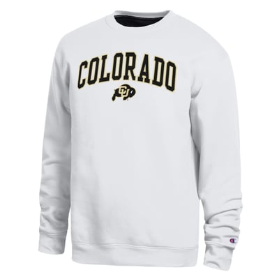  Colorado Buffaloes Champion Arch Sweatshirt - White